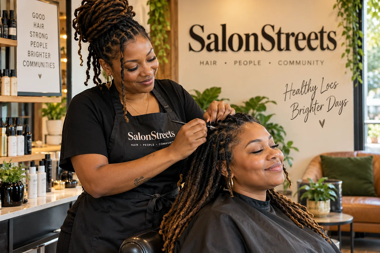 Loc Maintenance — AI-generated SalonStreets illustration