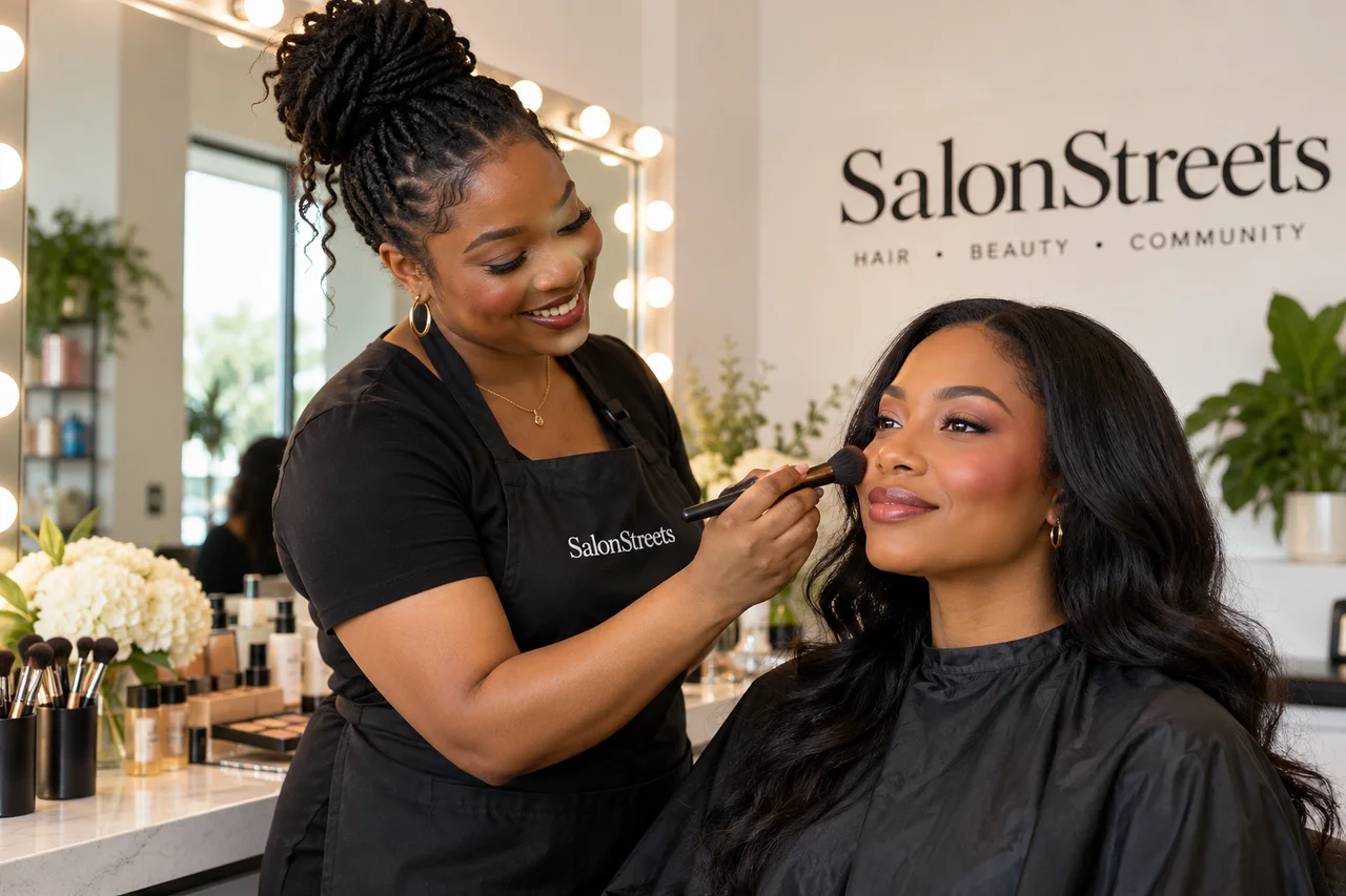Makeup Artist — AI-generated SalonStreets illustration