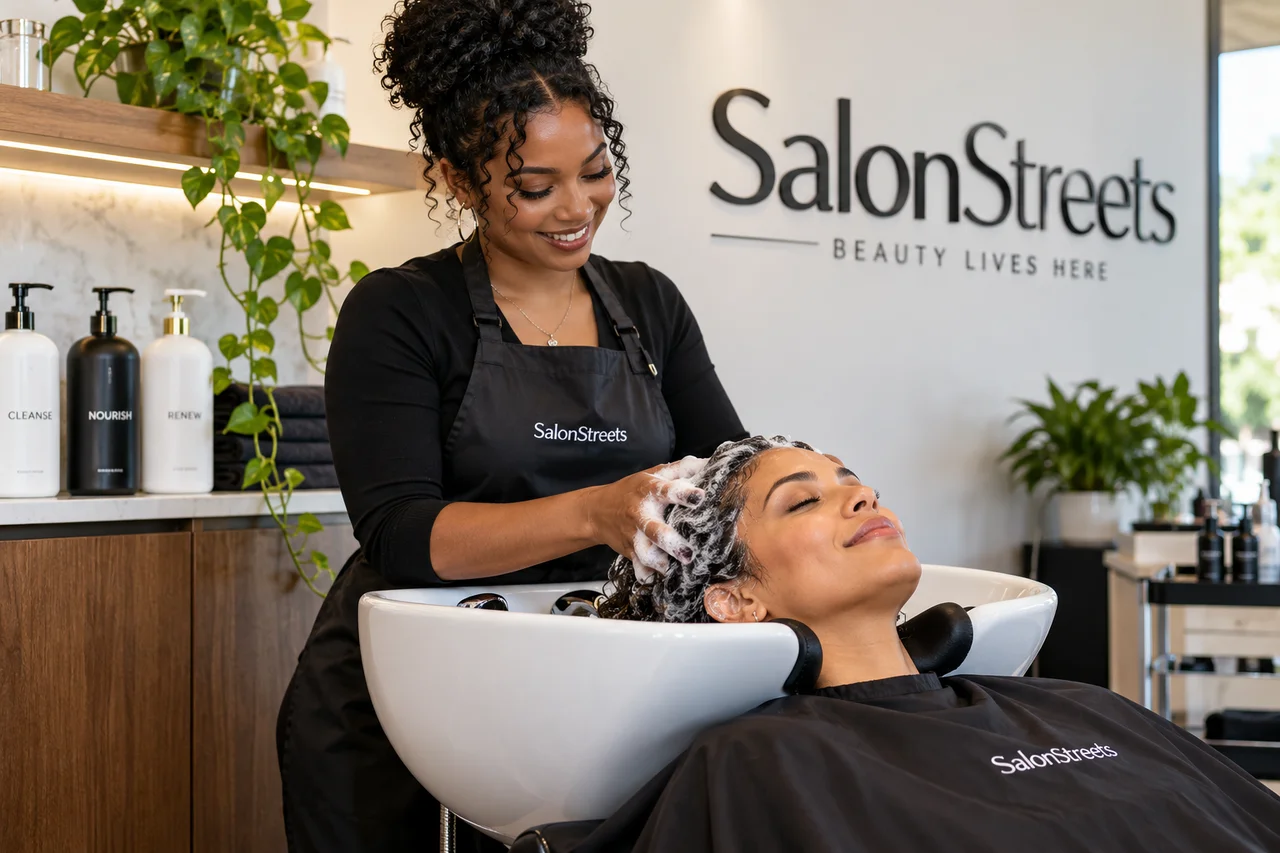 Salon Wash — AI-generated SalonStreets illustration