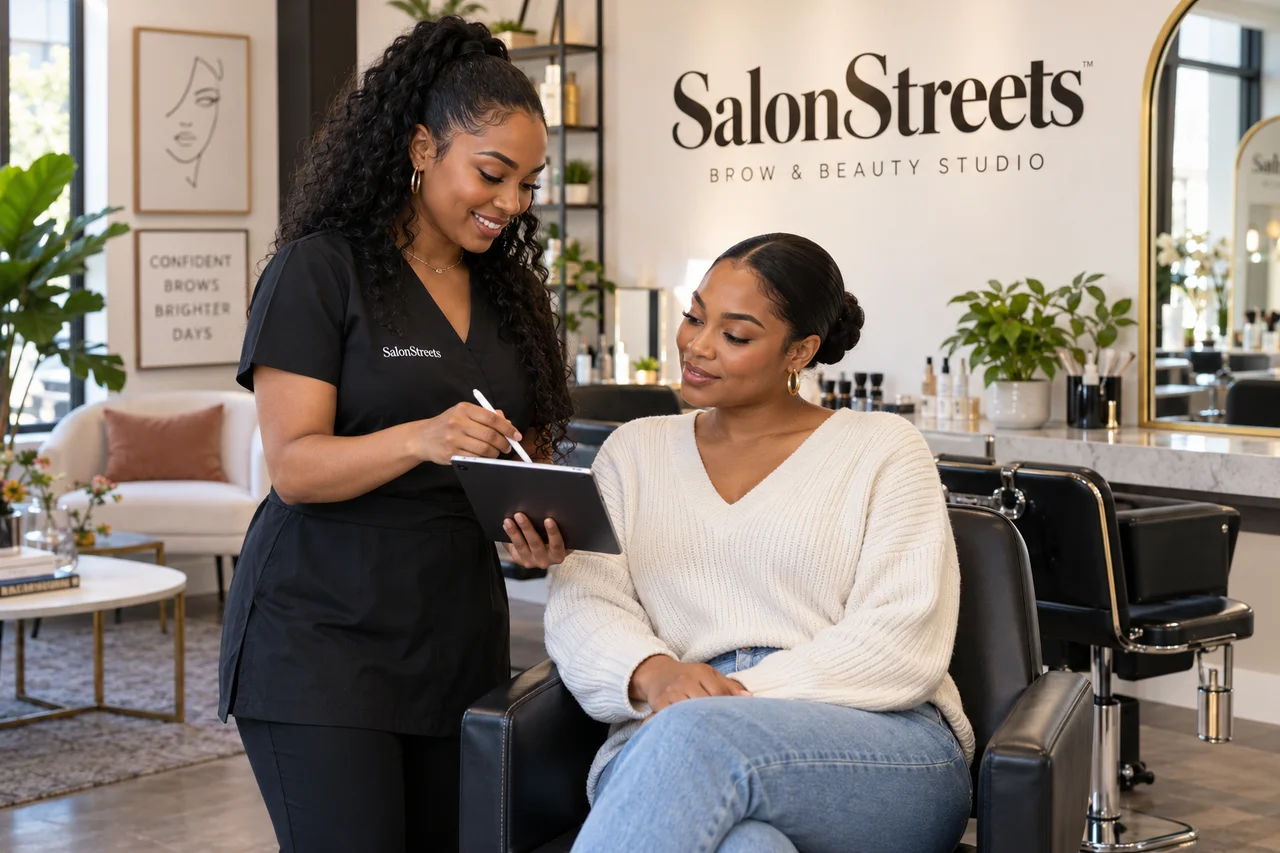 Brow Studio — AI-generated SalonStreets illustration