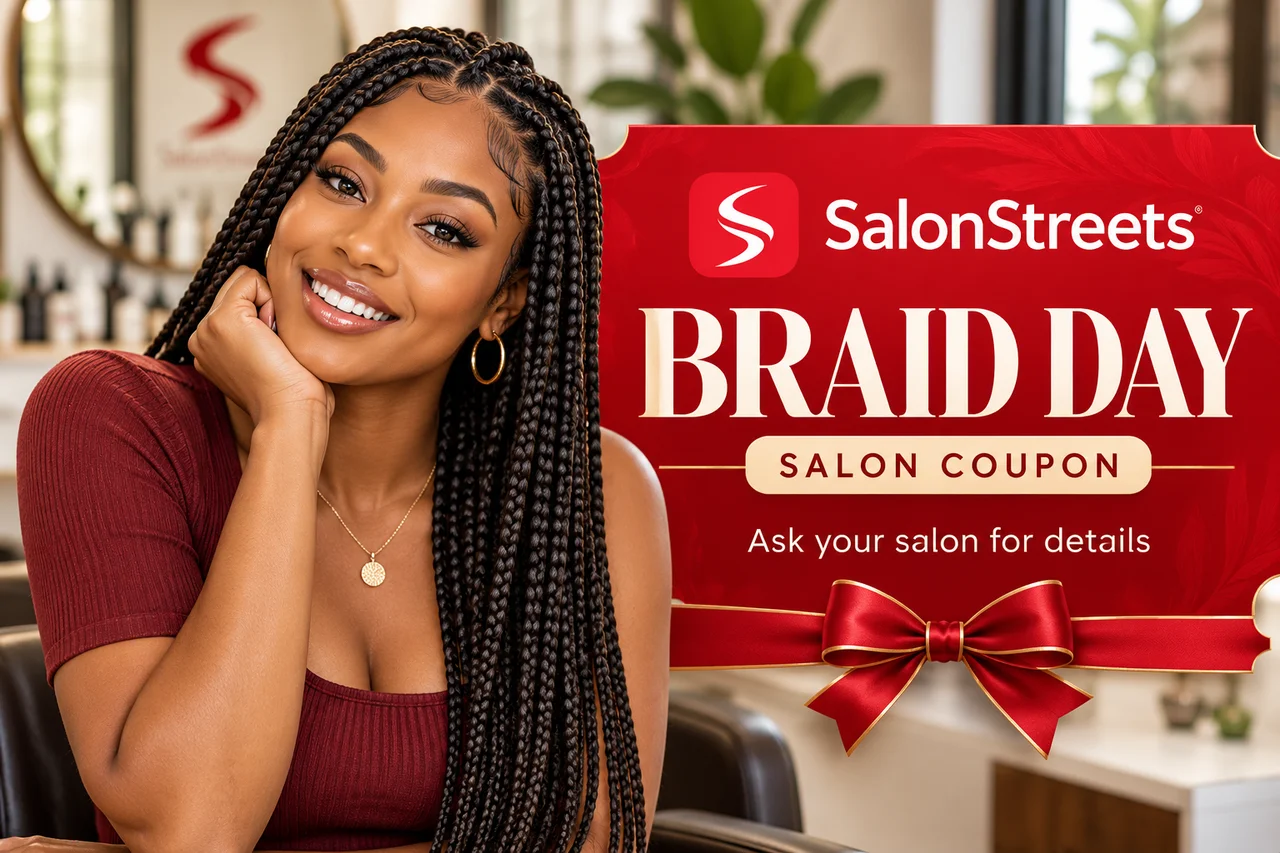 Braids Coupon — AI-generated SalonStreets illustration