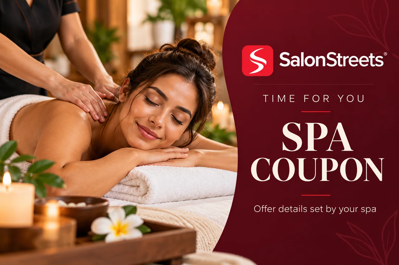 Spa Coupon — AI-generated SalonStreets illustration