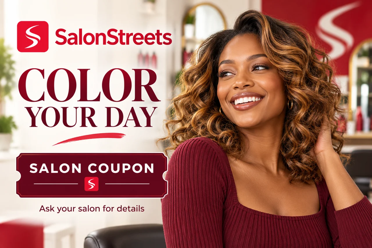 Color Coupon — AI-generated SalonStreets illustration