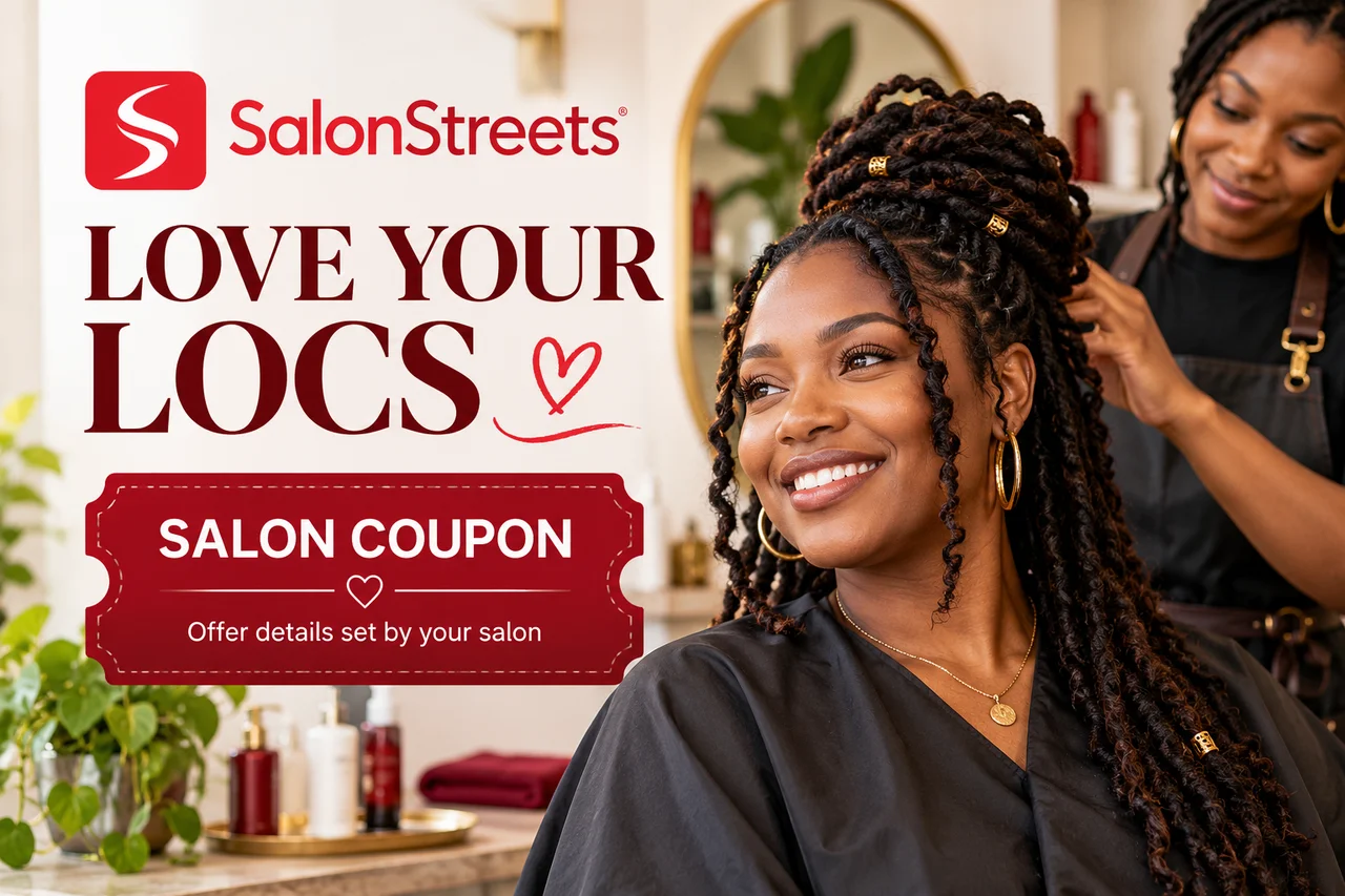 Locs Coupon — AI-generated SalonStreets illustration