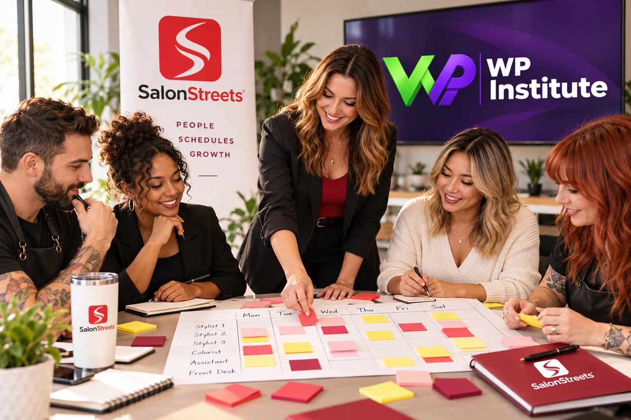 Team Management Training — AI-generated SalonStreets illustration