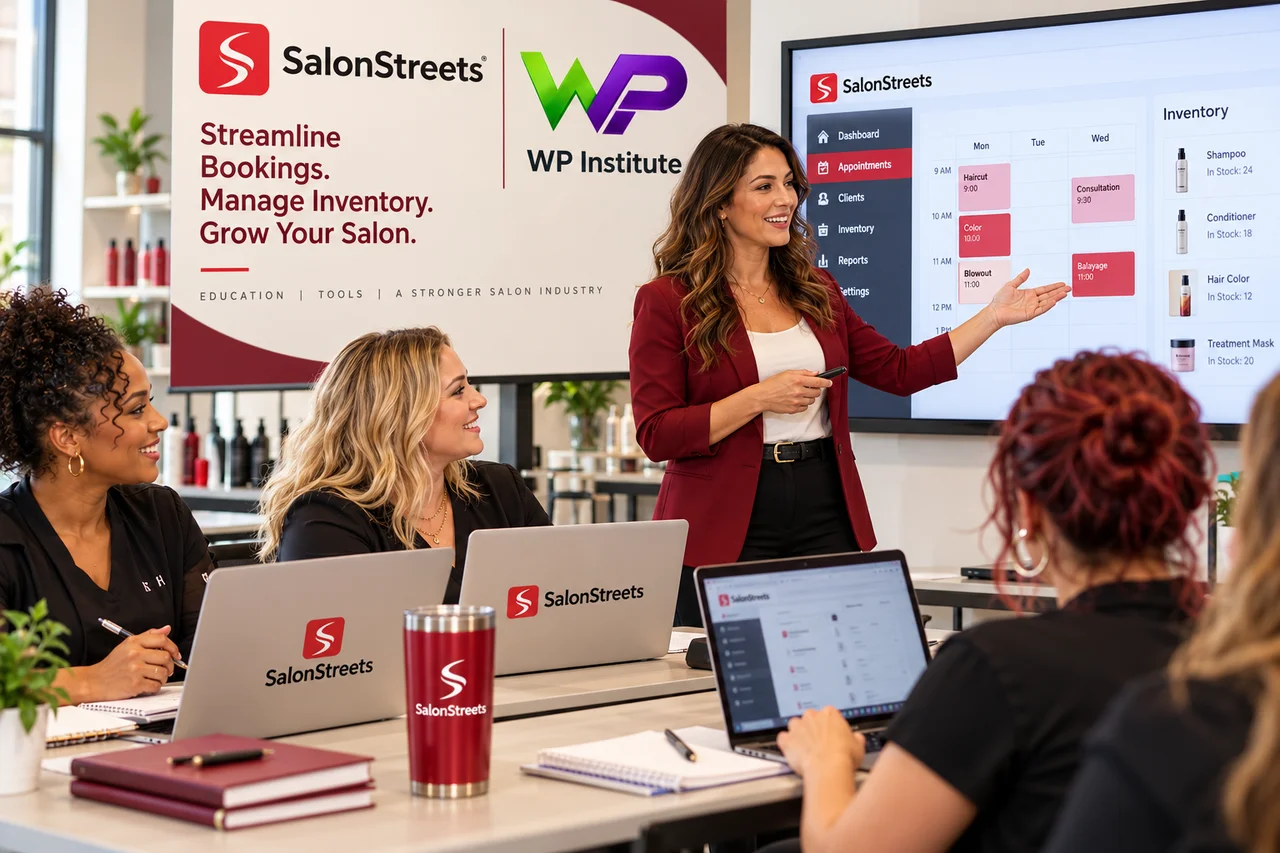 Salon Tools Training — AI-generated SalonStreets illustration