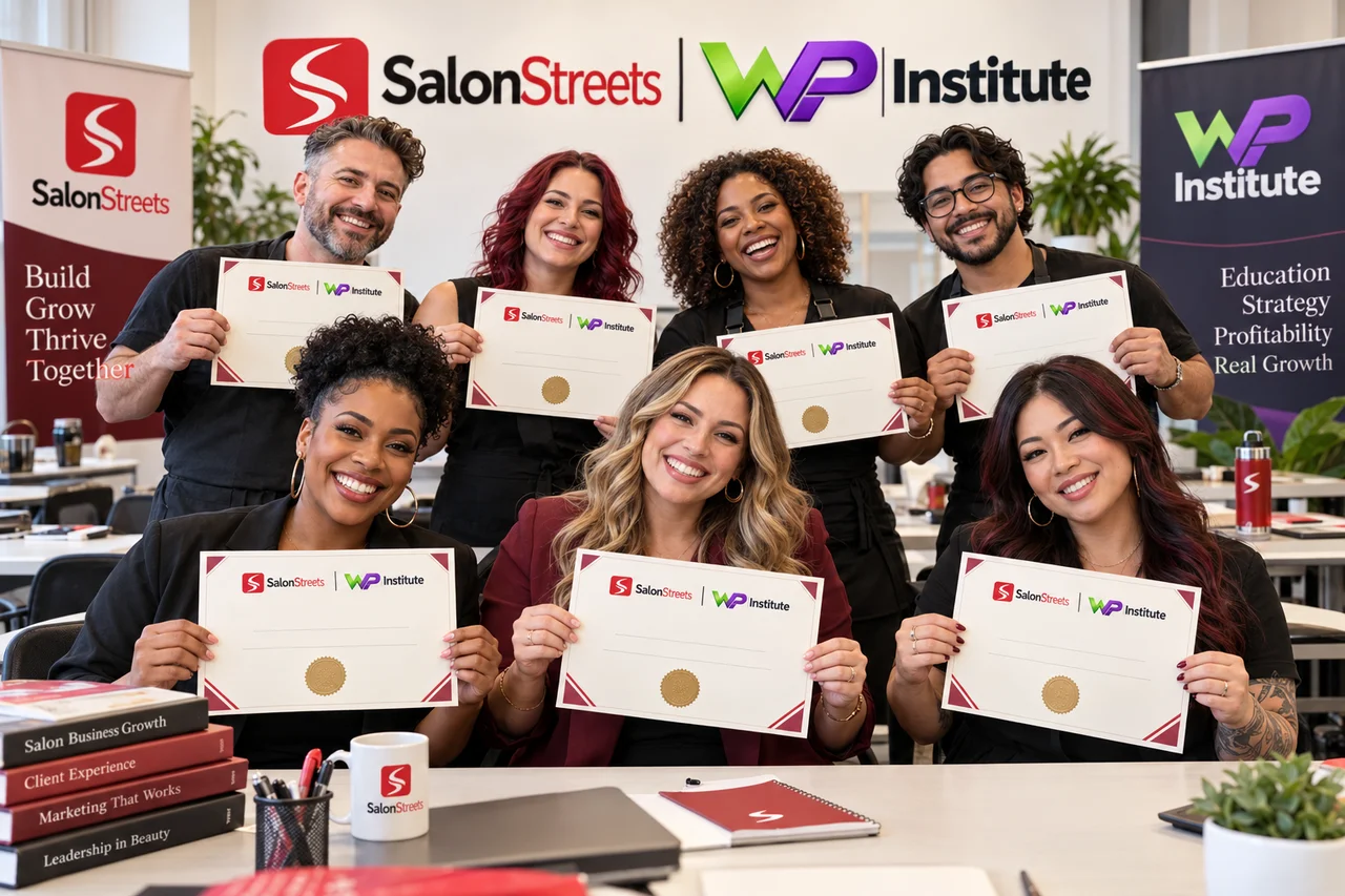 Graduation Group — AI-generated SalonStreets illustration