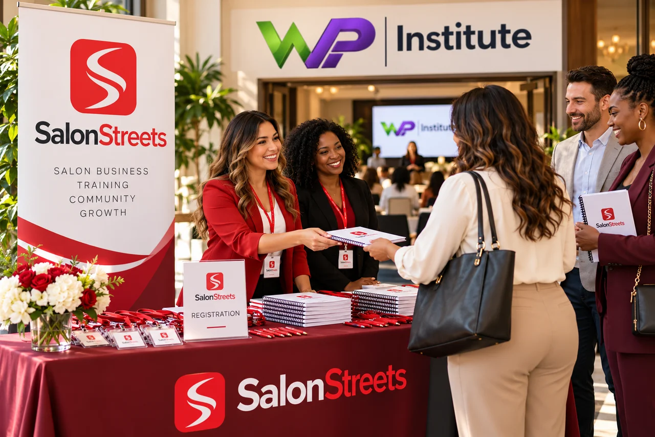 Institute Event — AI-generated SalonStreets illustration
