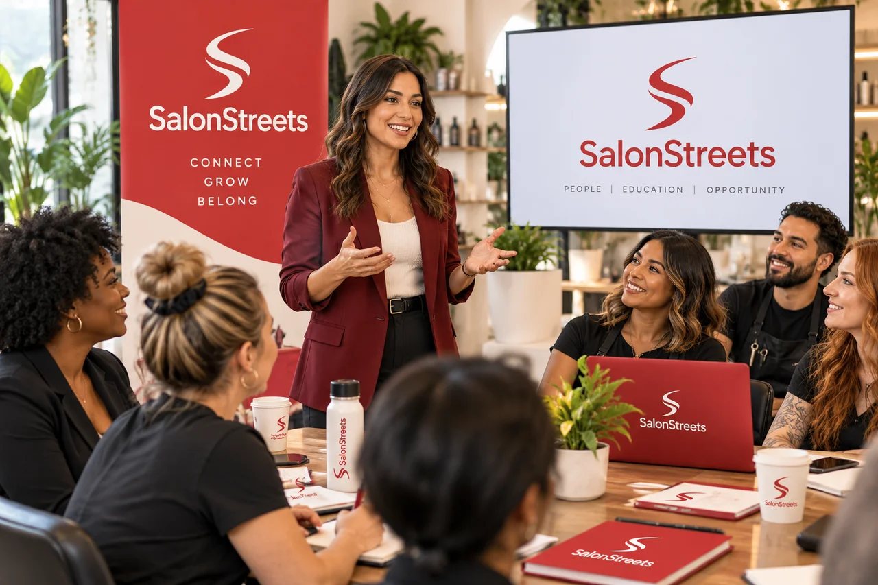 Salonstreets Workshop Event — AI-generated SalonStreets illustration